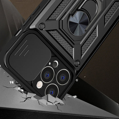 Case for Apple iPhone 15, Techsuit, CamShield, Black