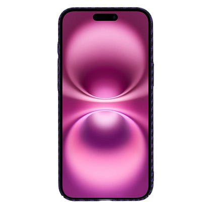 Case for Apple iPhone 16 Plus, Techsuit, Carbonite FiberShell, Purple