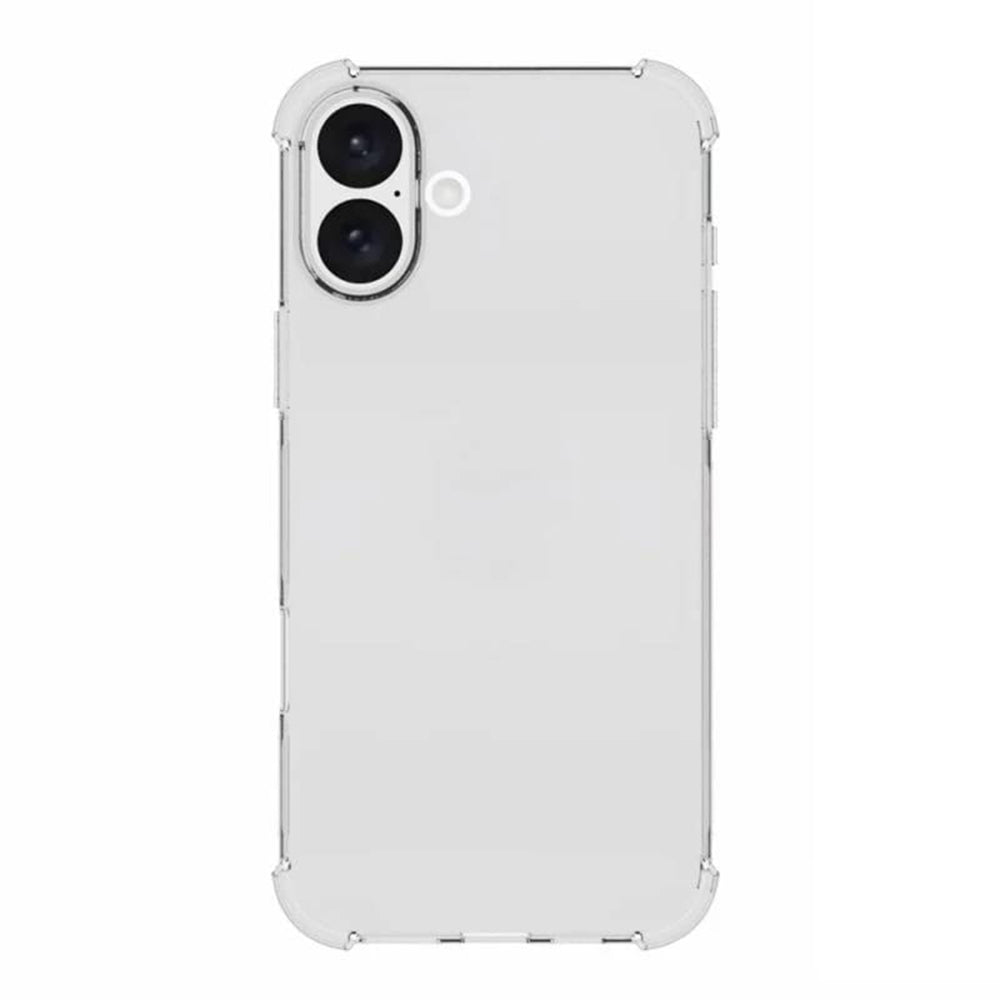 Case for Apple iPhone 16 Plus, Techsuit, Shockproof Clear (Big Lens Hole), Transparent