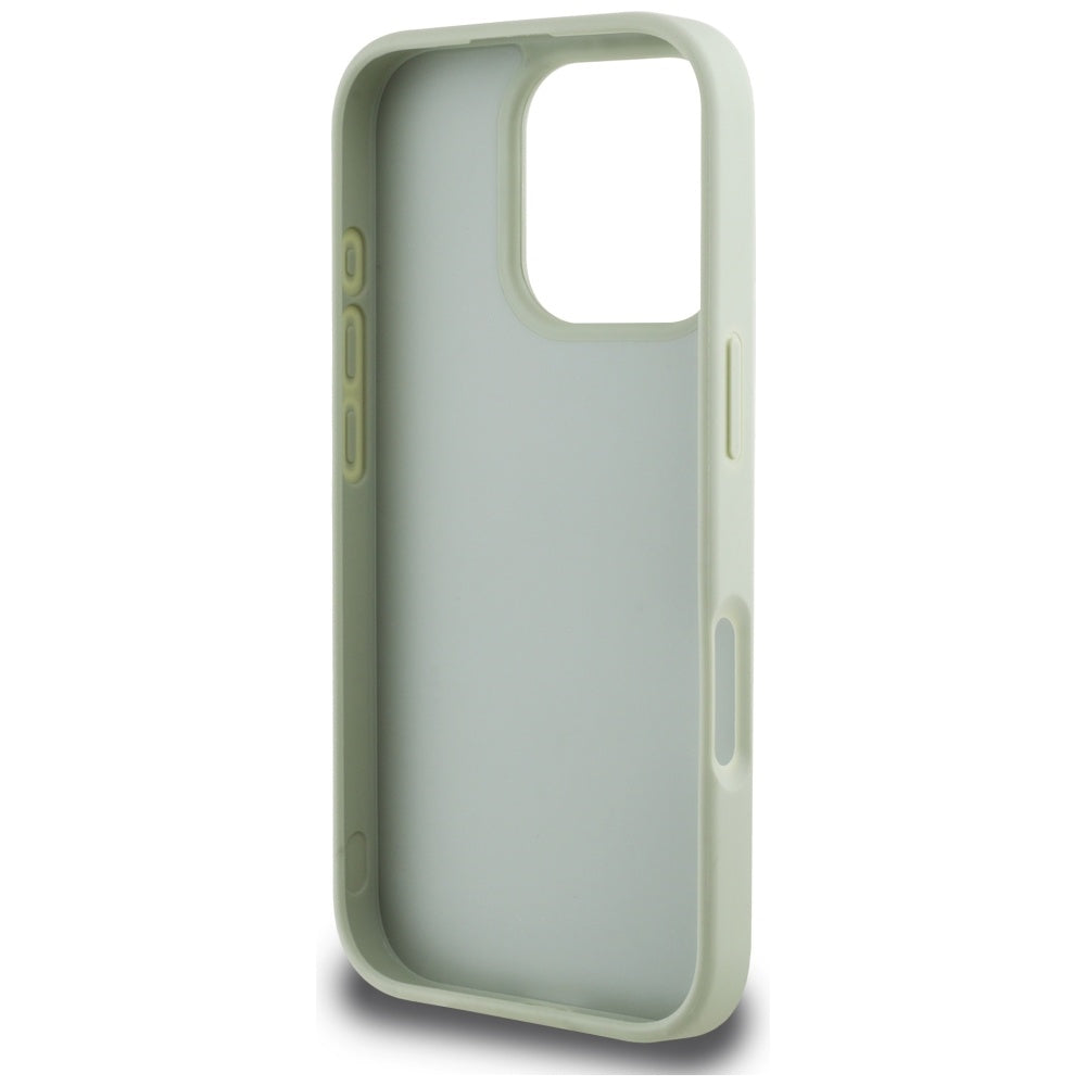 Case for Apple iPhone 16 Pro Max, Guess, Grained Big 4G Logo Small Classic Logo, Green