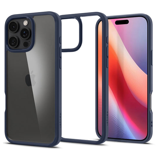 Case for Apple iPhone 16 Pro Max, Spigen, Ultra Hybrid, Navy Blue