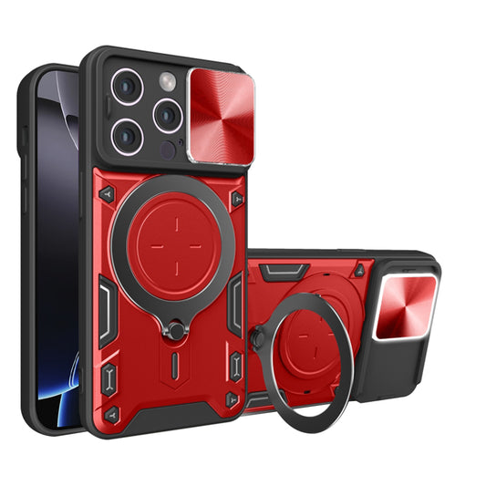 Case for Apple iPhone 16 Pro Max, Techsuit, CamGuard Pro, Red
