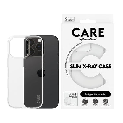 Case for Apple iPhone 16 Pro, PanzerGlass, Fashionable Care, Transparent