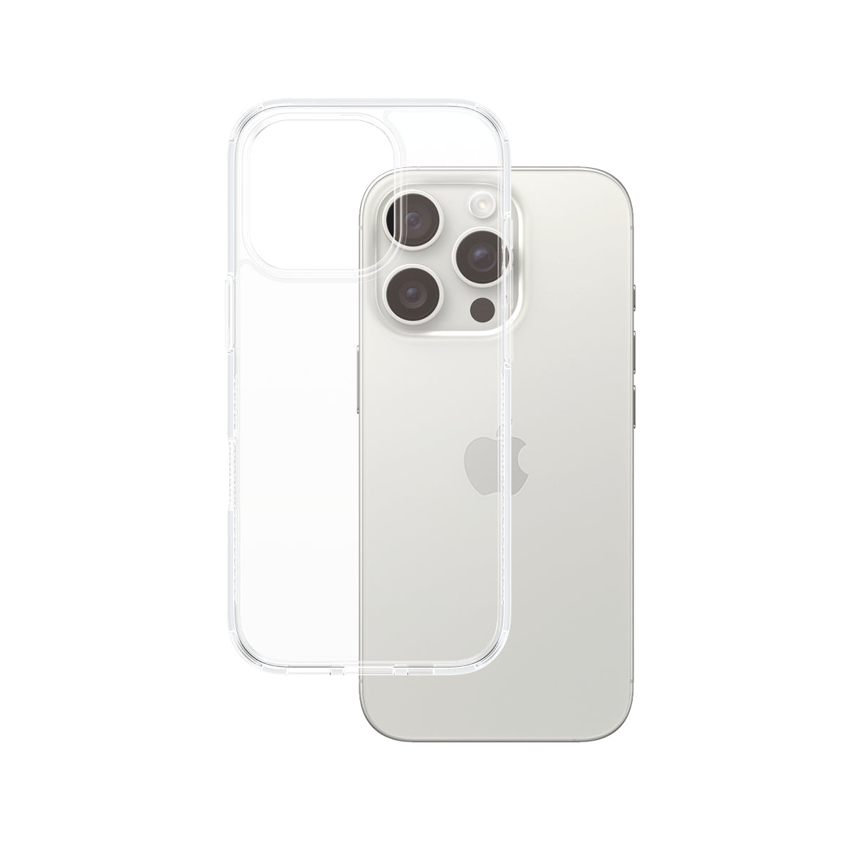 Case for Apple iPhone 16 Pro, PanzerGlass, HardCase, Transparent