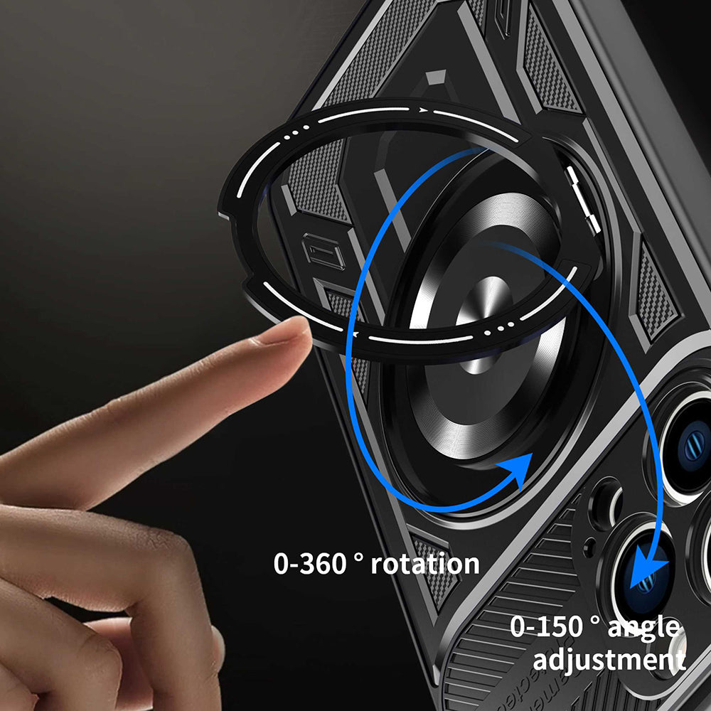 Case for Apple iPhone 16 Pro, Techsuit, RuggedCam, Gray
