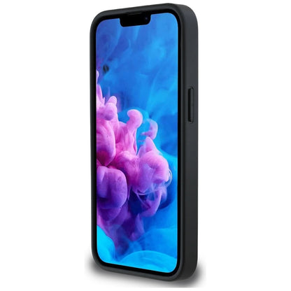 Case for Apple iPhone 16e, Karl Lagerfeld, Glitter Fixed Karl & Choupette's Heads, Silver