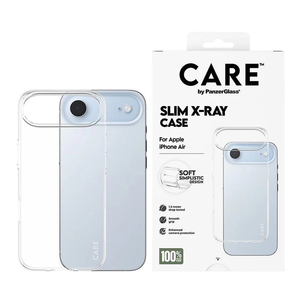 Case for Apple iPhone 17 Air, PanzerGlass, Care Fashionable X-ray, Transparent