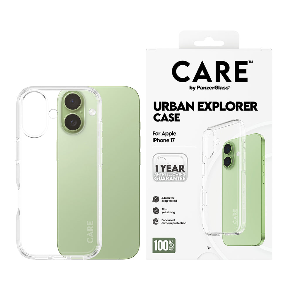 Case for Apple iPhone 17, PanzerGlass, Urban Explorer Series, Transparent