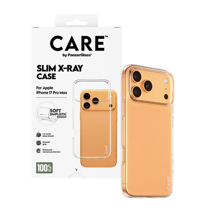 Case for Apple iPhone 17 Pro Max, PanzerGlass, Care Fashionable X-ray, Transparent