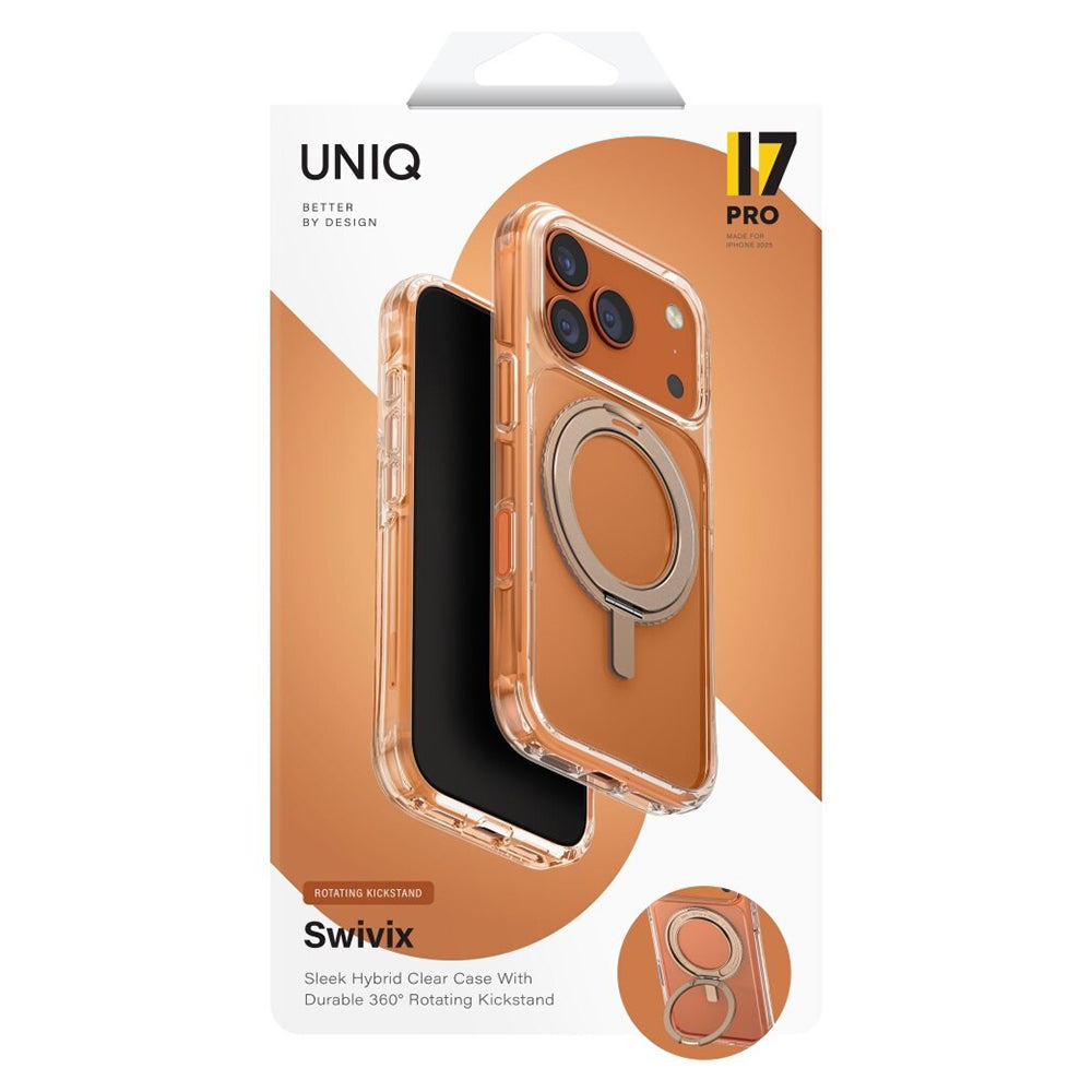 Case for Apple iPhone 17 Pro Max, UNIQ, Swivix, Gold