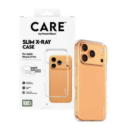 Case for Apple iPhone 17 Pro, PanzerGlass, Care Fashionable X-ray, Transparent