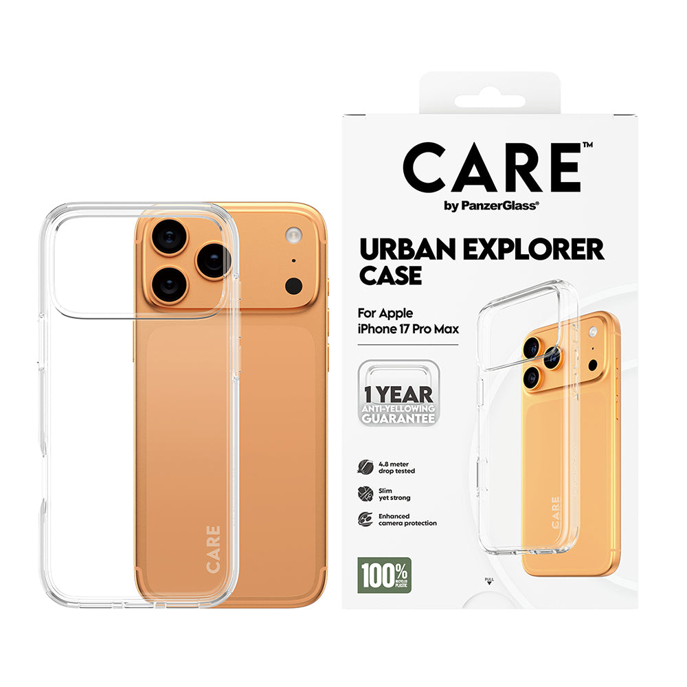 Case for Apple iPhone 17 Pro, PanzerGlass, Urban Explorer Series, Transparent