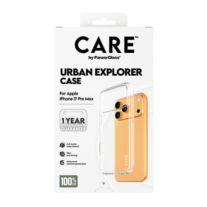 Case for Apple iPhone 17 Pro, PanzerGlass, Urban Explorer Series, Transparent