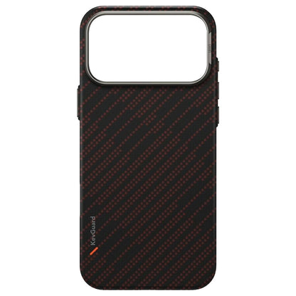 MagSafe Case for Apple iPhone 17 Pro, UNIQ, Keva MagClick, Black Red