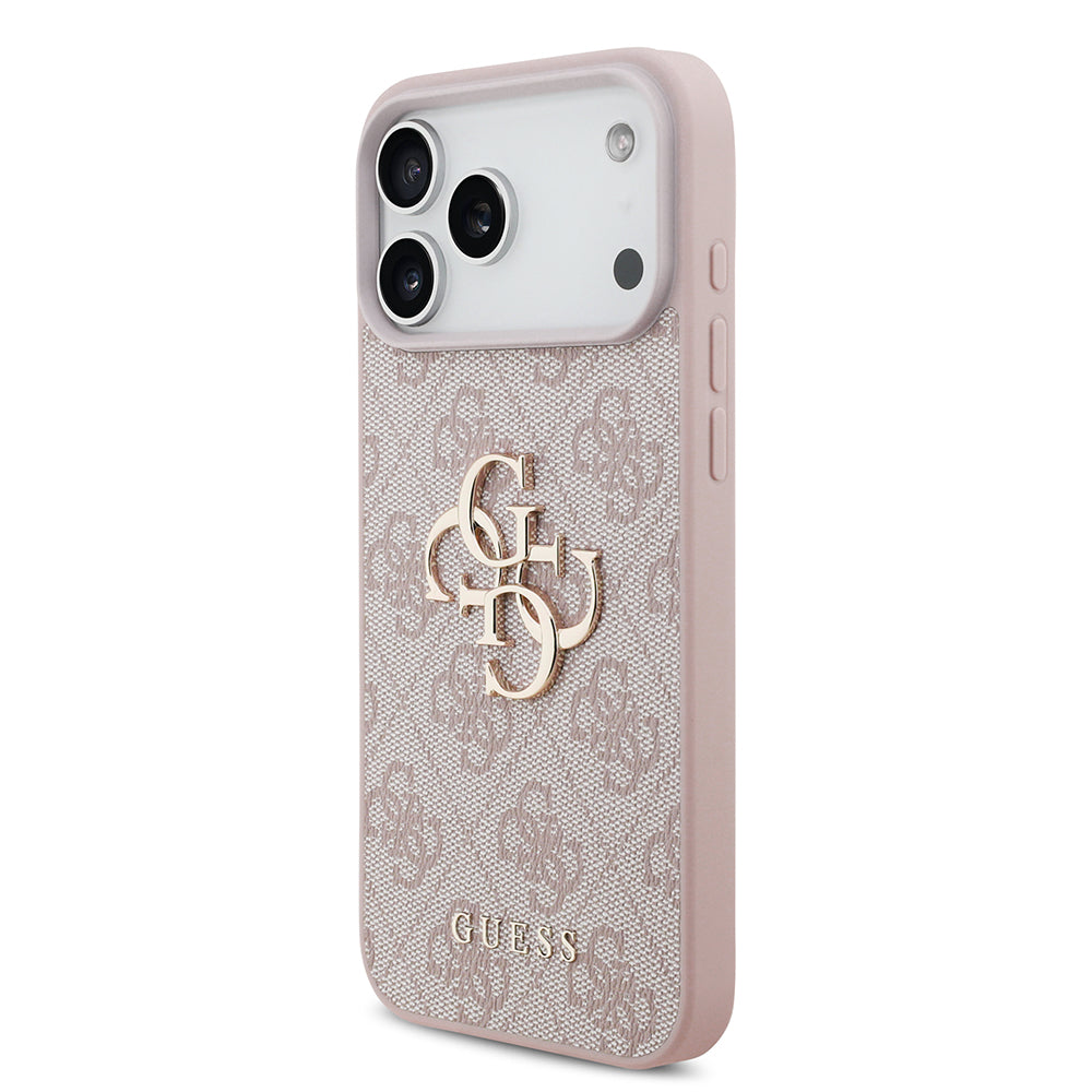 Case for Apple iPhone 18 Pro / 17 Pro, Guess, 4G Big Logo, Pink