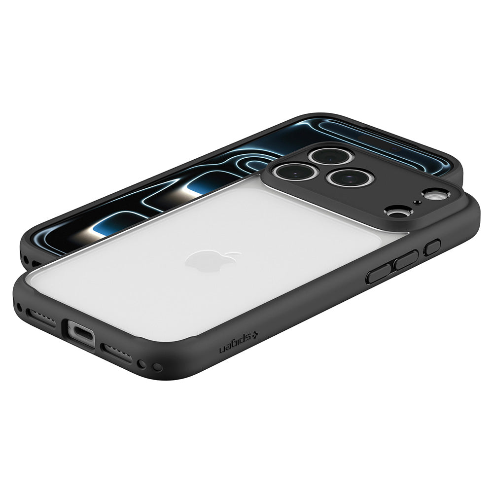 Case for Apple iPhone 18 Pro / 17 Pro, Spigen, Ultra Hybrid, Matte Black ACS12154