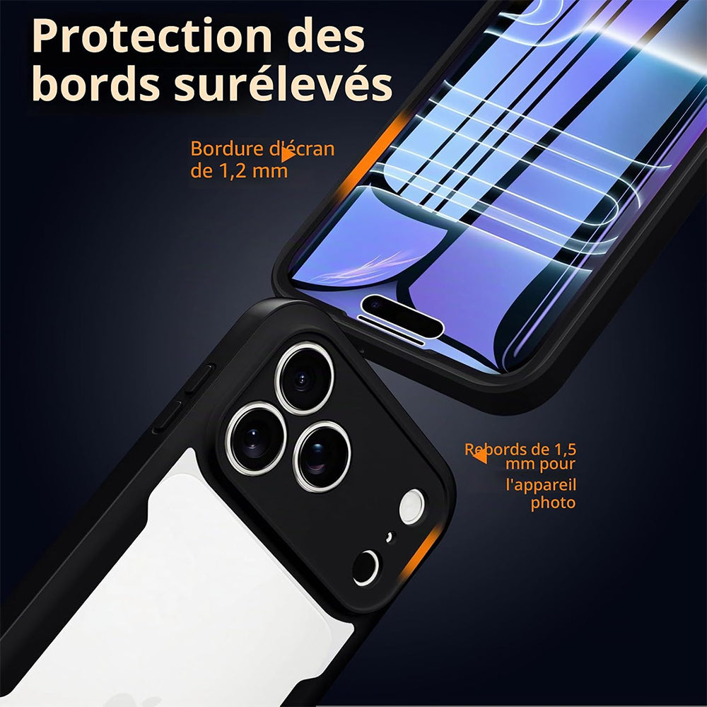 Case for Apple iPhone 18 Pro / 17 Pro, Techsuit, ColorVerse 360, Black