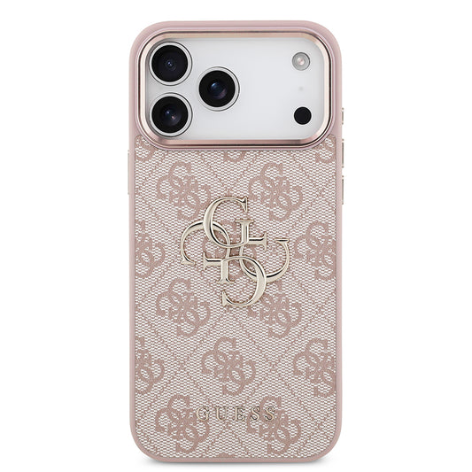 Case for Apple iPhone 18 Pro Max / 17 Pro Max, Guess, 4G Big Classic Logo, Pink