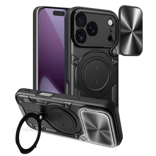 Case for Apple iPhone 18 Pro Max / 17 Pro Max, Techsuit, CamGuard Pro, Black
