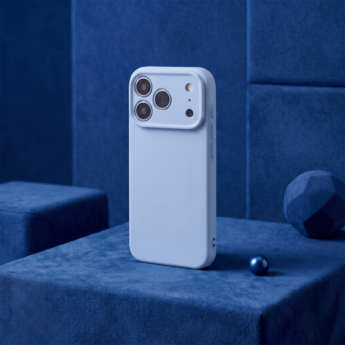 Case for Apple iPhone 18 Pro Max / 17 Pro Max, OEM, Silicone, Blue