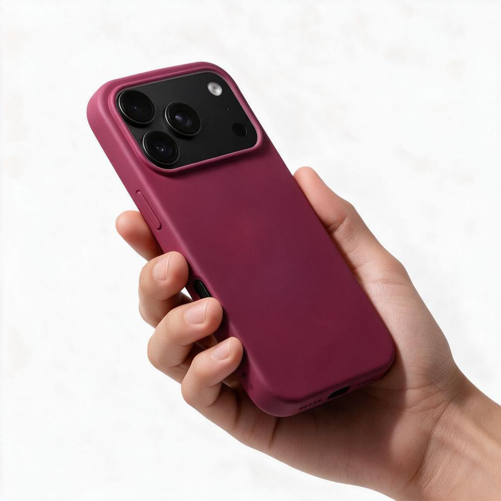 Case for Apple iPhone 18 Pro Max / 17 Pro Max, OEM, Silicone, Burgundy