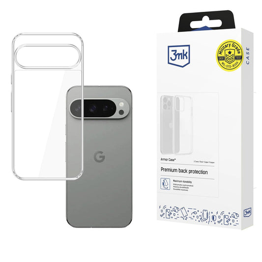 Case for Google Pixel 10 Pro / 10, 3MK, Armor, Transparent