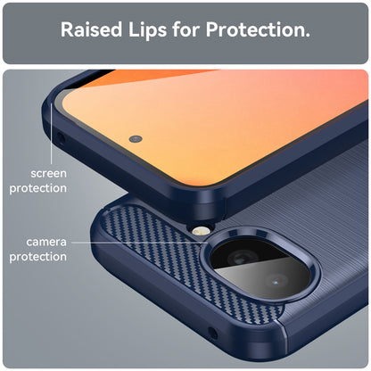 Case for Google Pixel 10a, Techsuit, Carbon, Blue