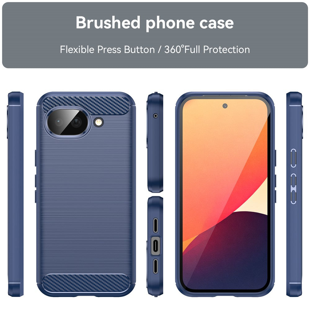 Case for Google Pixel 10a, Techsuit, Carbon, Blue