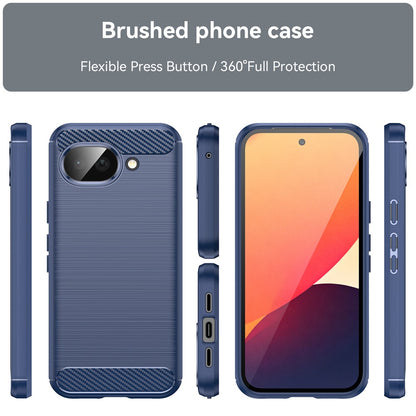 Case for Google Pixel 10a, Techsuit, Carbon, Blue