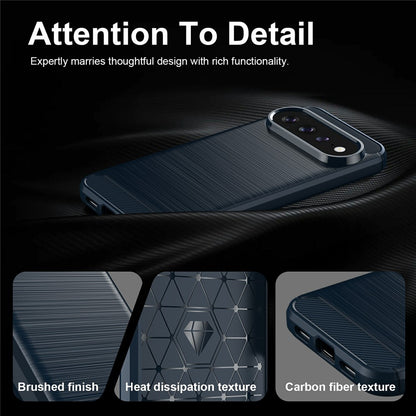 Case for Google Pixel 11 Pro / 11, Techsuit, Carbon, Blue