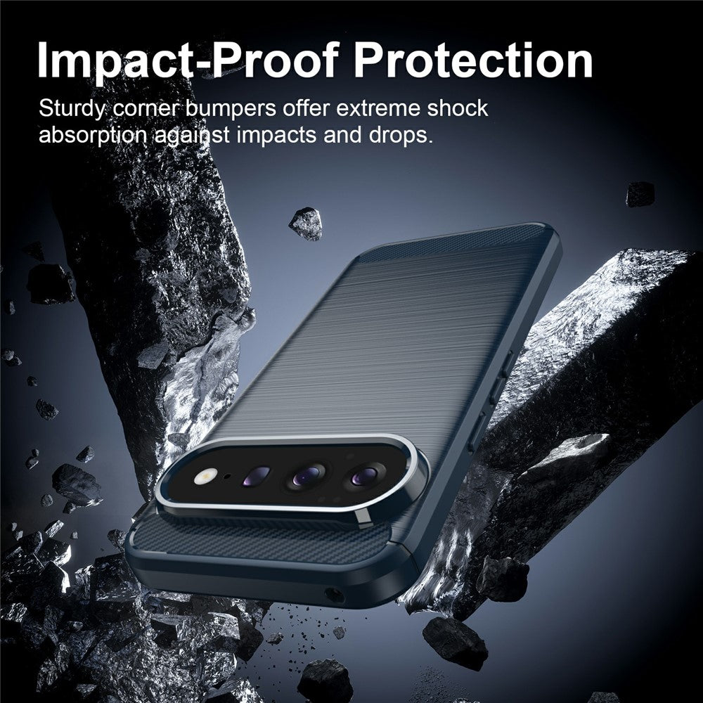 Case for Google Pixel 11 Pro / 11, Techsuit, Carbon, Blue