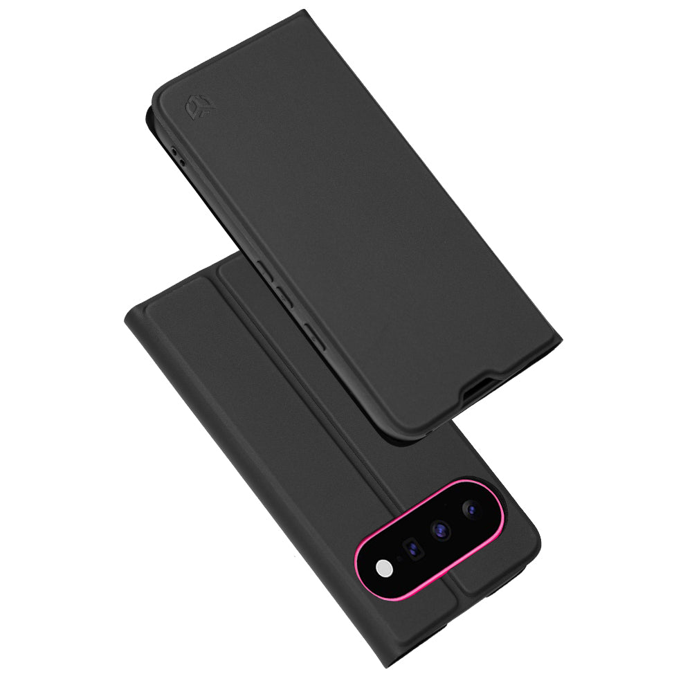 Case for Google Pixel 11 Pro / 11, Techsuit, Magskin Book, Black