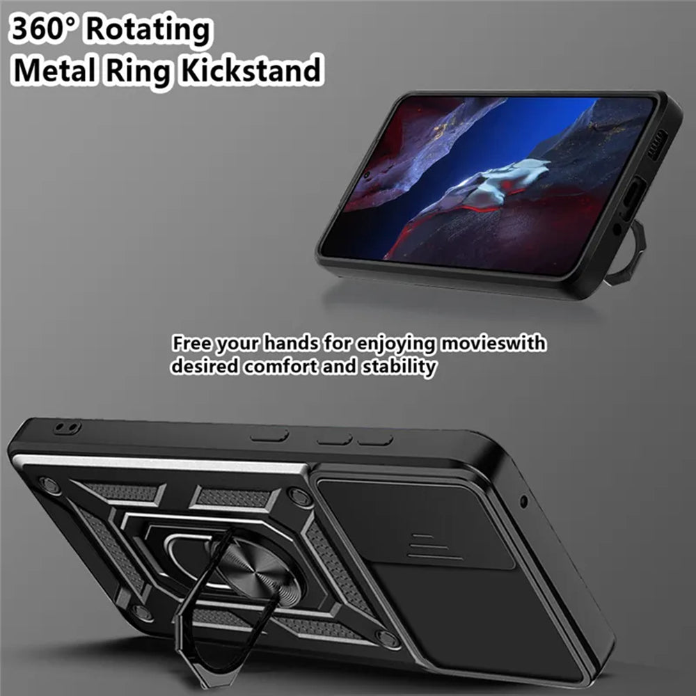 Case for Google Pixel 8, Techsuit, CamShield, Black