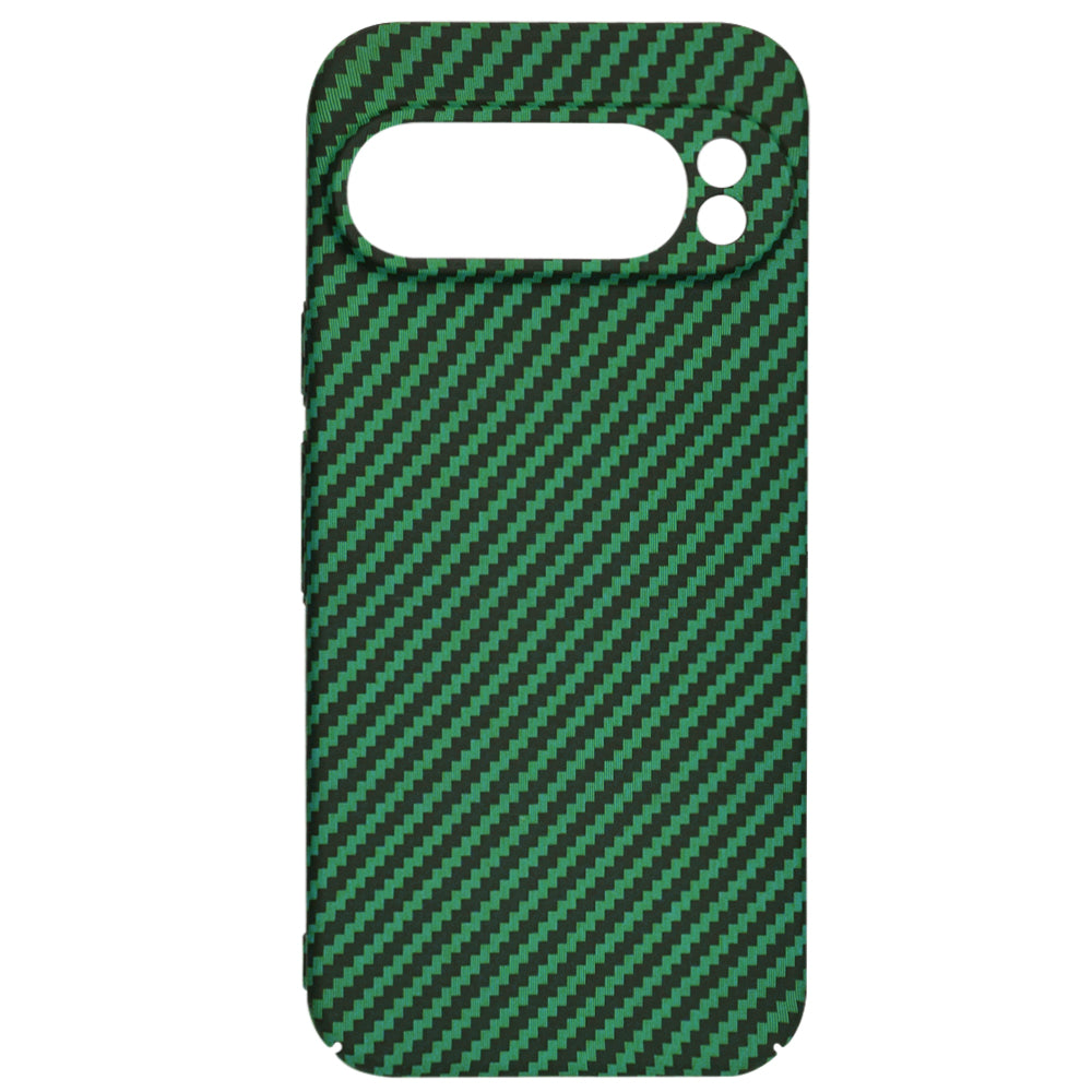 Case for Google Pixel 9 Pro XL, Techsuit, Carbonite FiberShell, Green