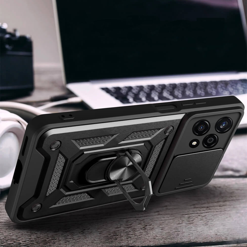 Case for Honor 200, Techsuit, CamShield, Green