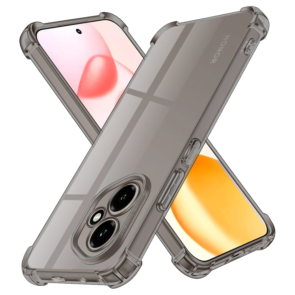 Case for Honor 200, Techsuit, Shockproof Clear, Smoke