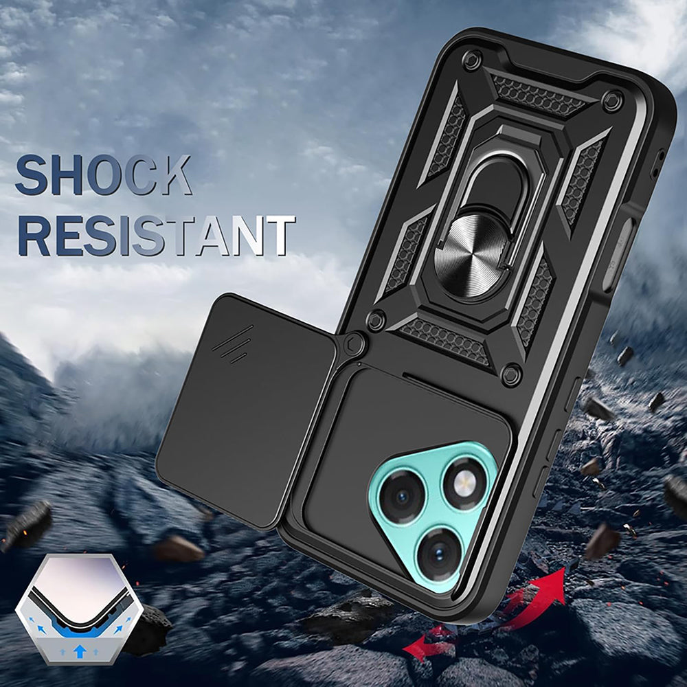 Case for Honor 400 Lite, Techsuit, CamShield, Blue