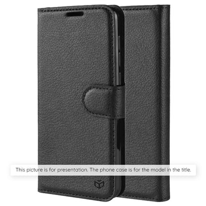 Case for Honor 600 Pro / 600, Techsuit, Leather Folio, Black