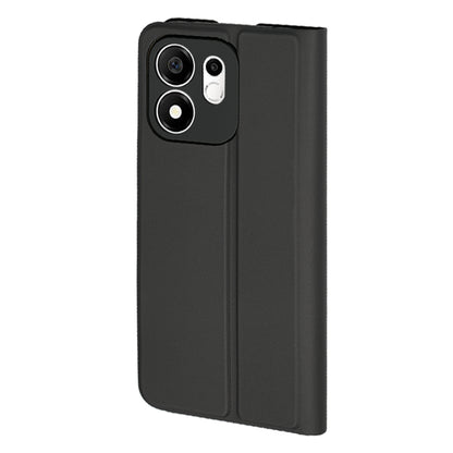 Case for Honor 600 Smart, Techsuit, Magskin Book Long Blitz Cutout, Black
