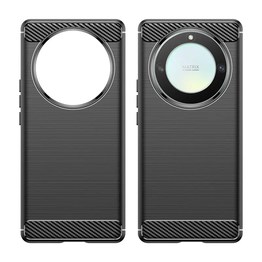 Case for Honor Magic5 Lite, Techsuit, Carbon, Black