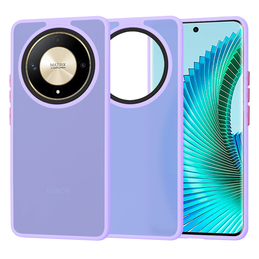 Case for Honor Magic6 Lite, Techsuit, HaloFrost, Light Purple
