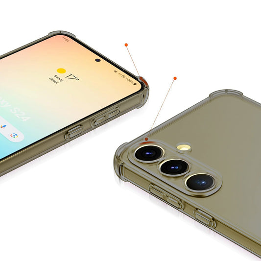 Case for Honor X5c Plus, Techsuit, Shockproof Clear, Black