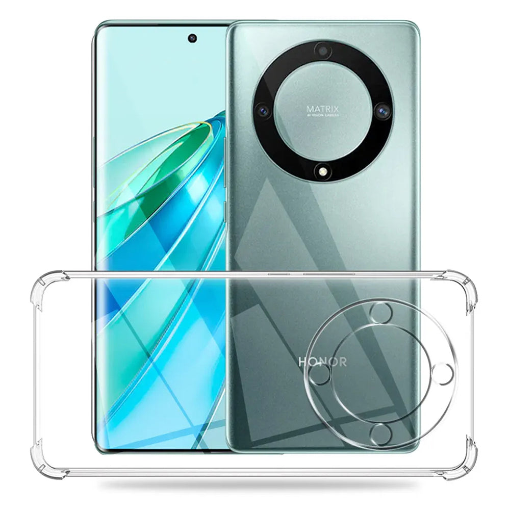 Case for Honor X9a, Techsuit, Shockproof Clear, Transparent