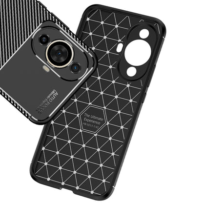 Case for Huawei nova 12s / nova 11, Techsuit, CarbonFiber, Black