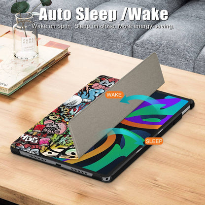 Case for Lenovo Tab M11, Techsuit, FoldPro Urban Vibe, Multicolor