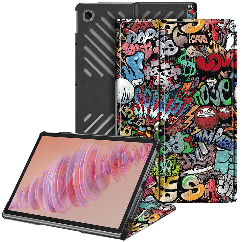 Case for Lenovo Tab Plus 11.5inch, Techsuit, FoldPro Urban Vibe, Multicolor