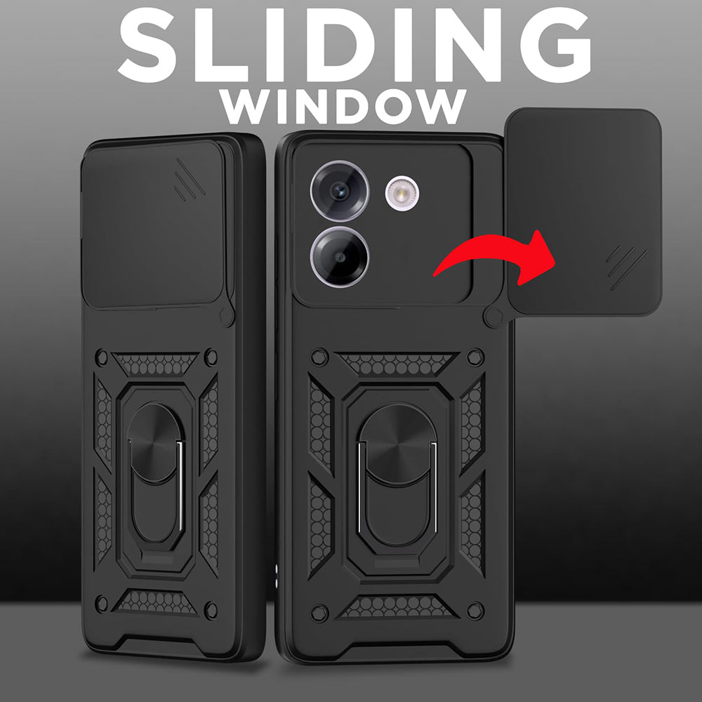 Case for Motorola Edge 60 Fusion / Edge 60, Techsuit, CamShield, Black