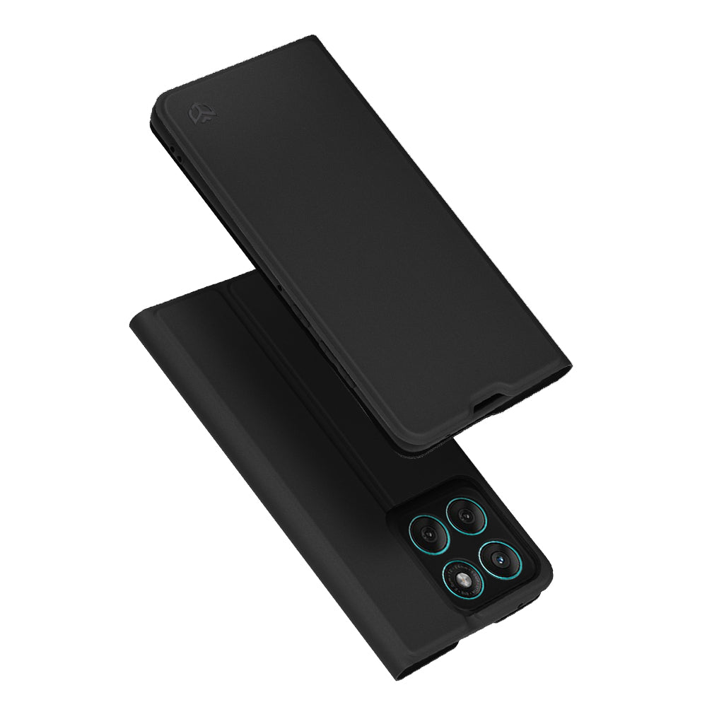 Case for Motorola Edge 60 Fusion / Edge 60, Techsuit, Magskin Book, Black