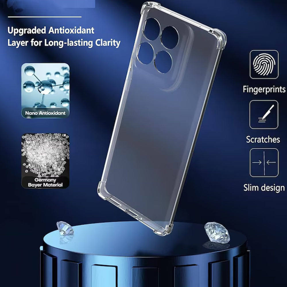 Case for Motorola Edge 60 Pro, Techsuit, Shockproof Clear, Transparent