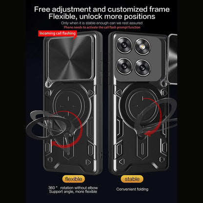 Case for Motorola Edge 70, Techsuit, CamGuard Pro, Red